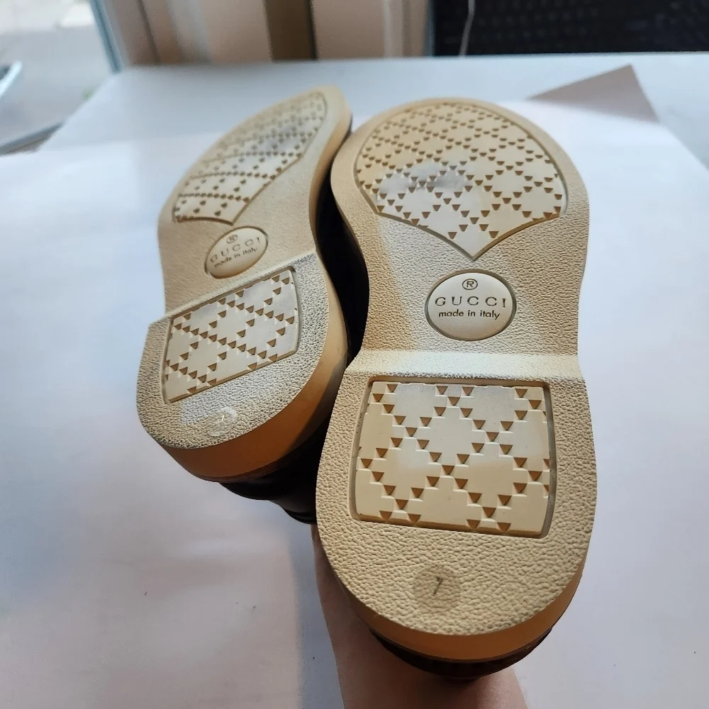 Gucci Delta Boat Loafer In Cocoa size 7 BNWOB missing lace